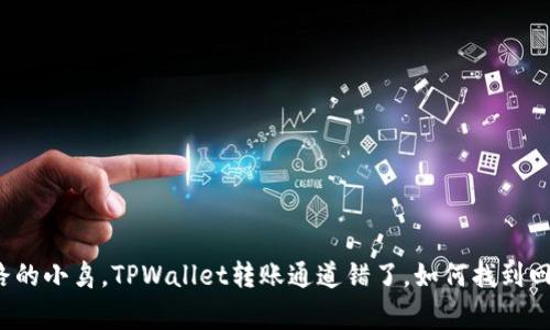 如同迷路的小鸟，TPWallet转账通道错了，如何找到回家的路？